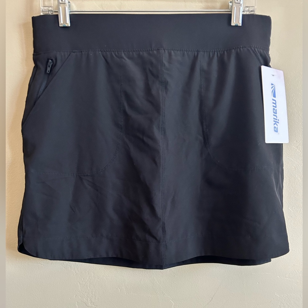 NWT Marika Size Medium Black Skort